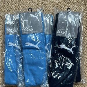 Puma Soccer Socks 5 Pairs- Performance Sports Training Football Socks NWT